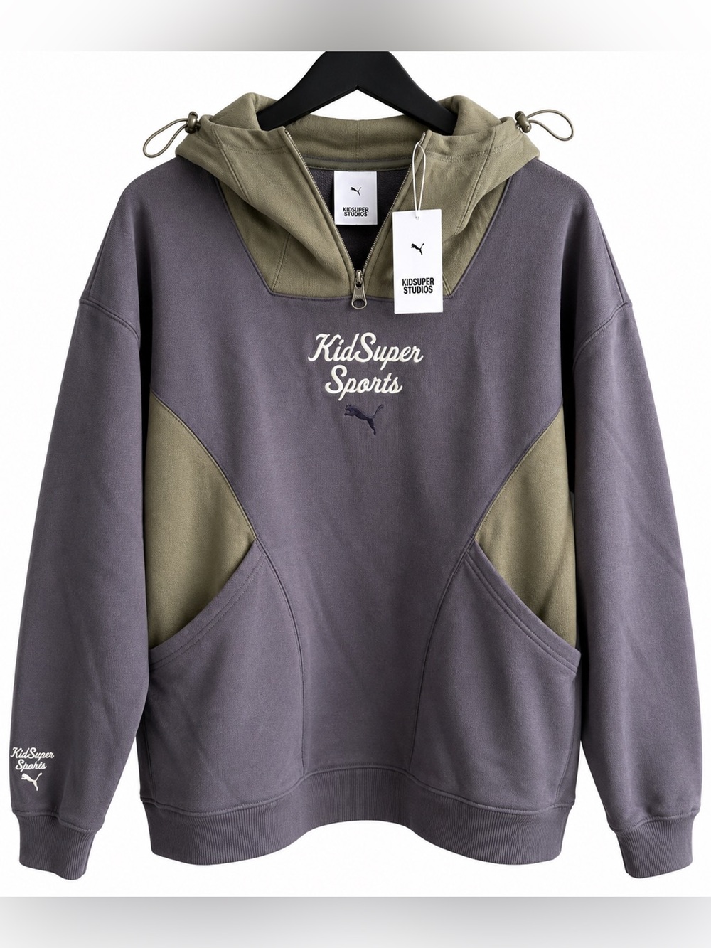 PUMA x KidSuper Studios Hoodie Men XXL Dark Coal